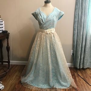 Custom Made 50’s style Lace Party Dress